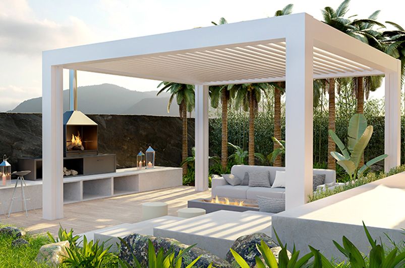 Upgrade Your Patio with a Modern Motorized Pergola System - Shrubhub