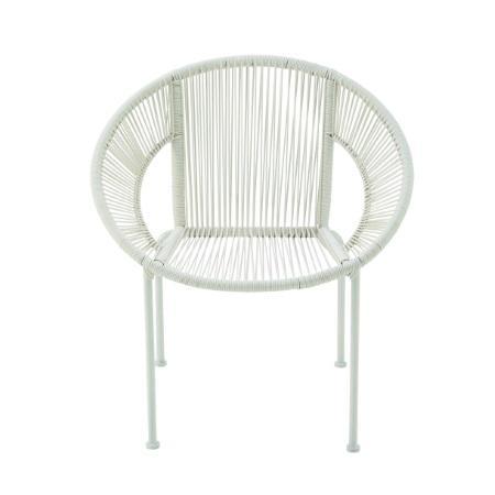 Mtl Plstc Wht Chair image