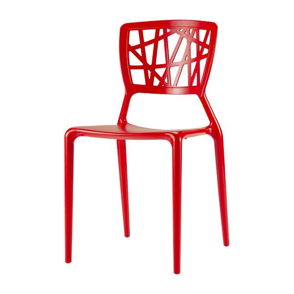 Phoenix Resin Side Chair- Red image