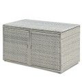 88 Gallon Garden Patio Rattan Storage Container Box image